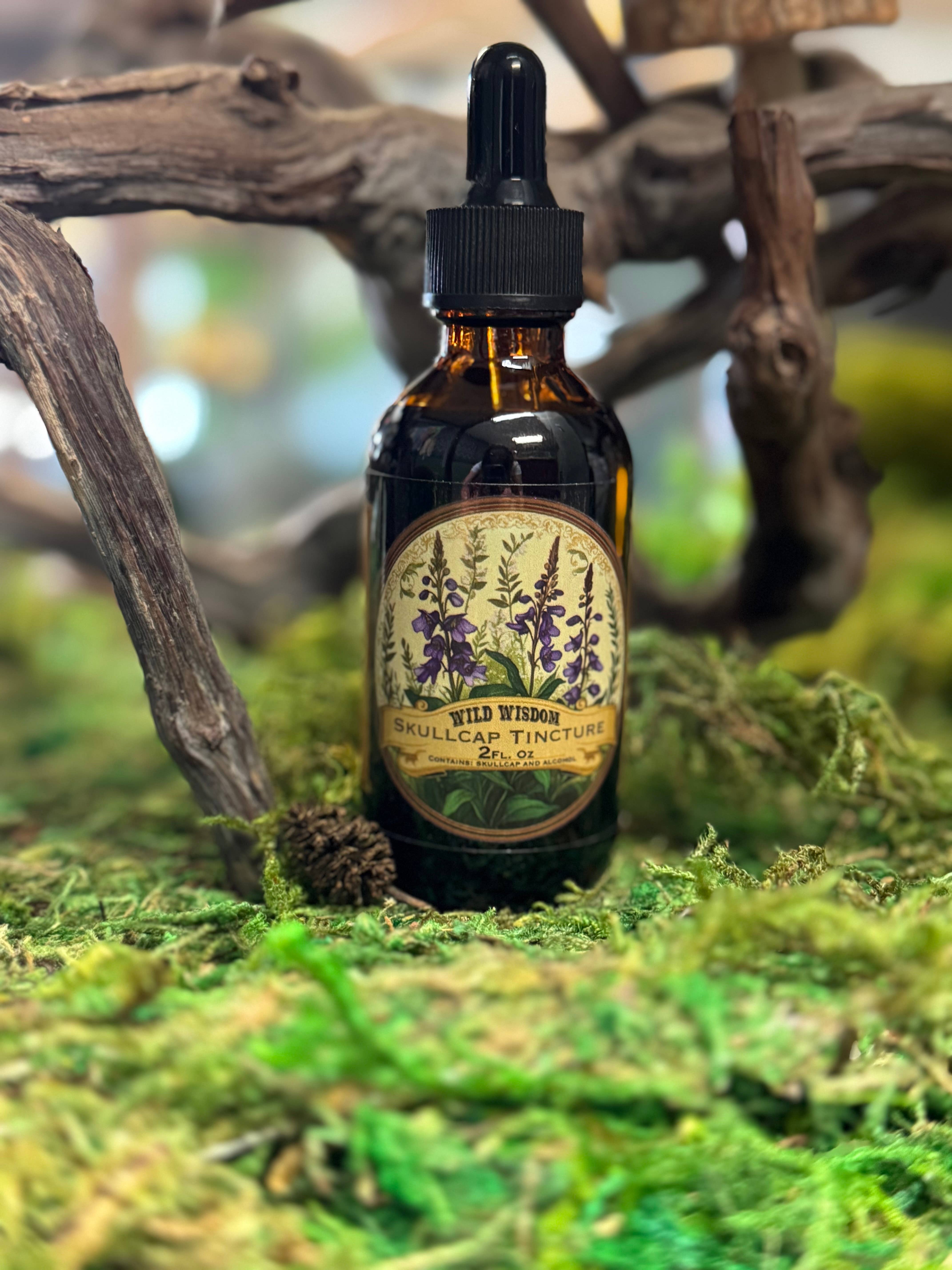 Wild Wisdom LLC - Wholesale Tincture - Skullcap Tincture