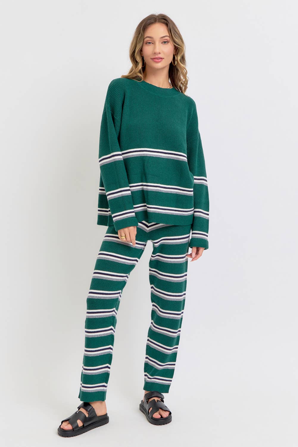 Sweet Lovely by Jen – Engroshandel Pullover - Dame – STRIBET STRIKTOP/SWEATER4