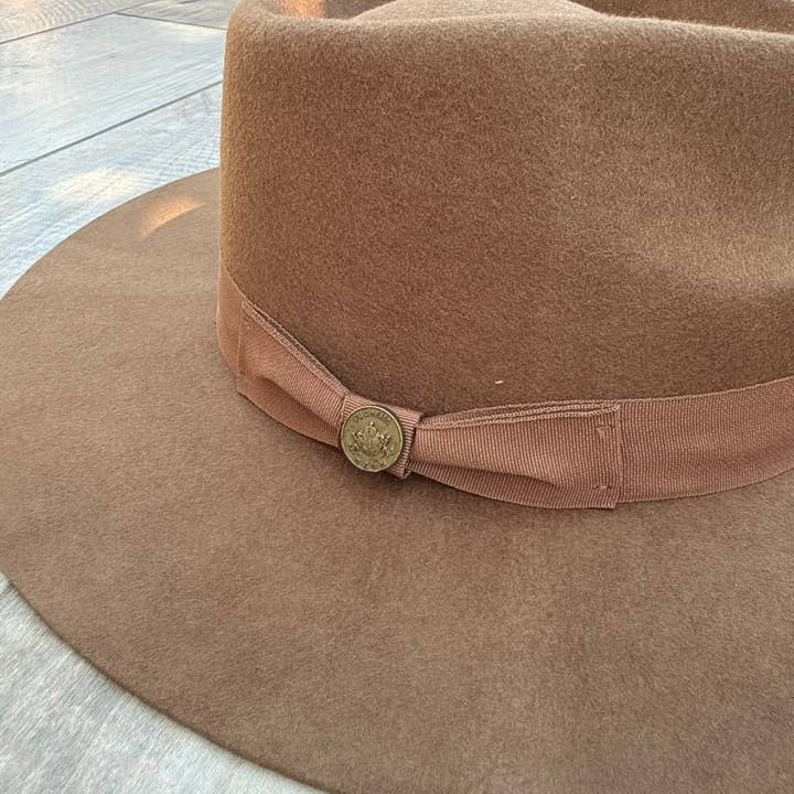 Queens INC - Wholesale Fedora – Women’s - 🤎 Wool Rancher Hat with Grosgrain Ribbon5