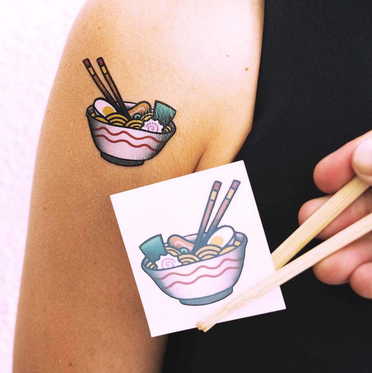 Tattoonie - Wholesale Temporary Tattoo - RAMEN Tattoo (Pack of 2)