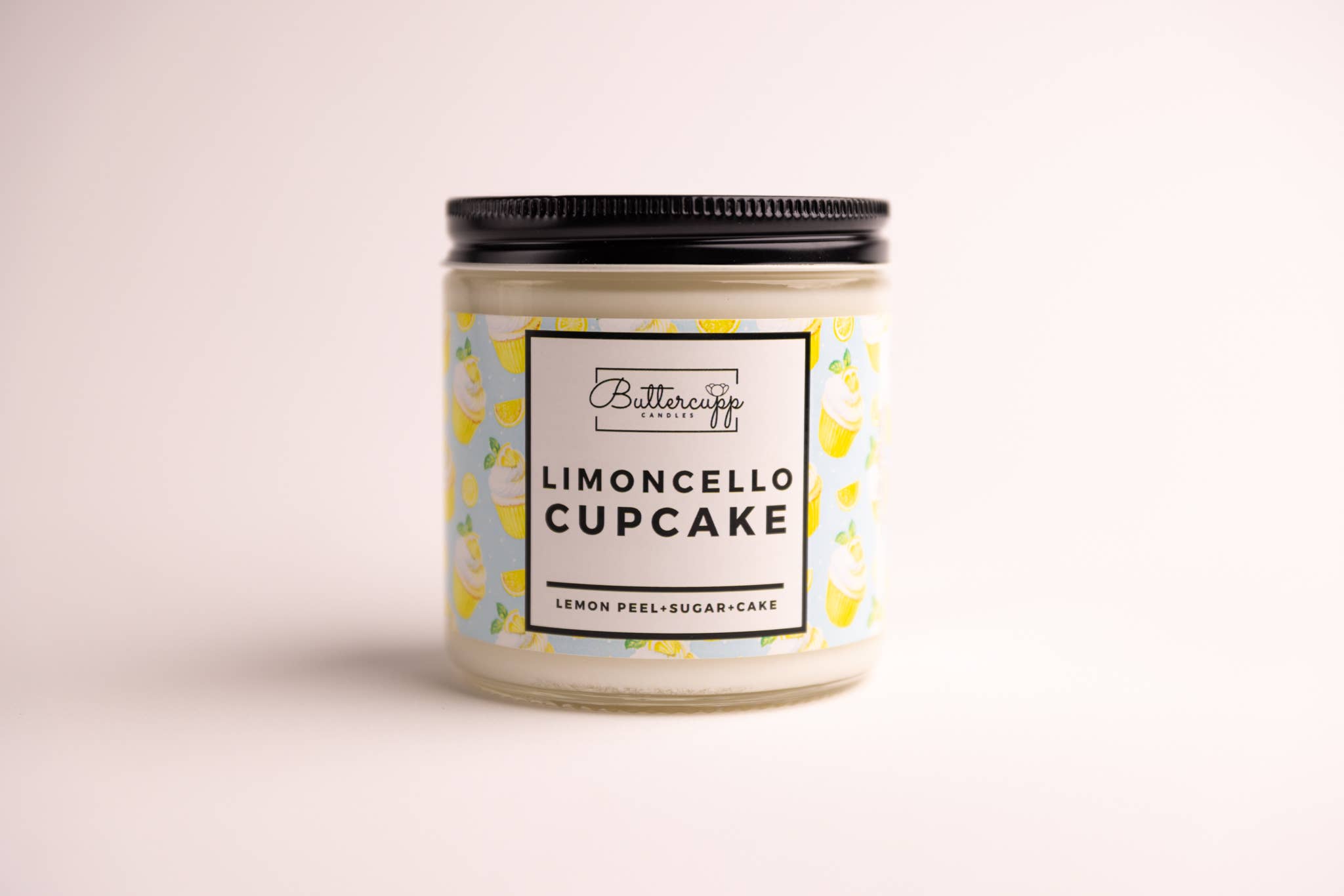 Buttercupp Candles - Wholesale Jar/Filled Candle - Limoncello Cupcake Soy Candle and Melts2