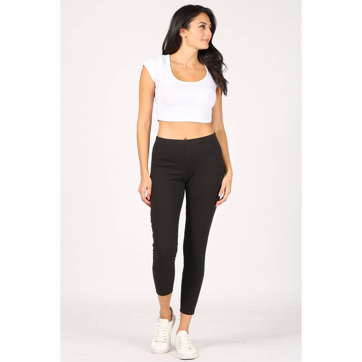 UP CLOTHING - Wholesale Athletic/Lounge Leggings - Women's - High-Waisted Ribbed Leggings6