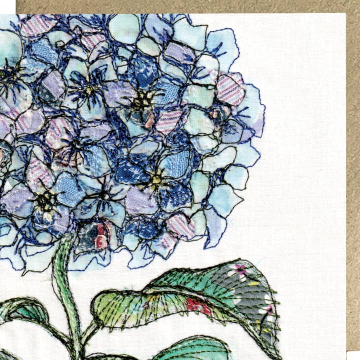 Carte d'art brodée Midsummer Gather pour la vente par Francesca Kemp Textile Art