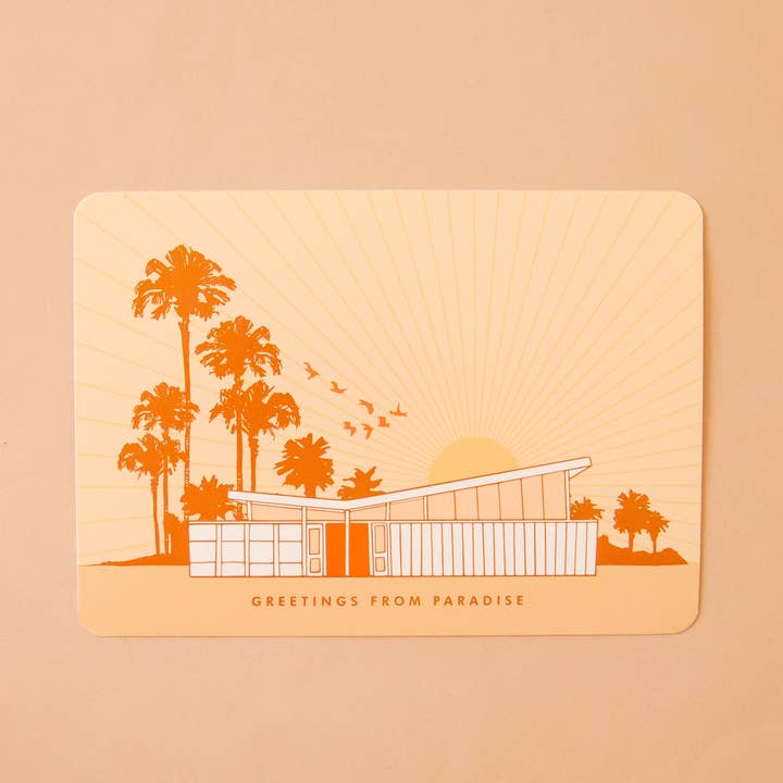 Sunshine Studios - Wholesale Postcard - Greetings From Paradise Postcard