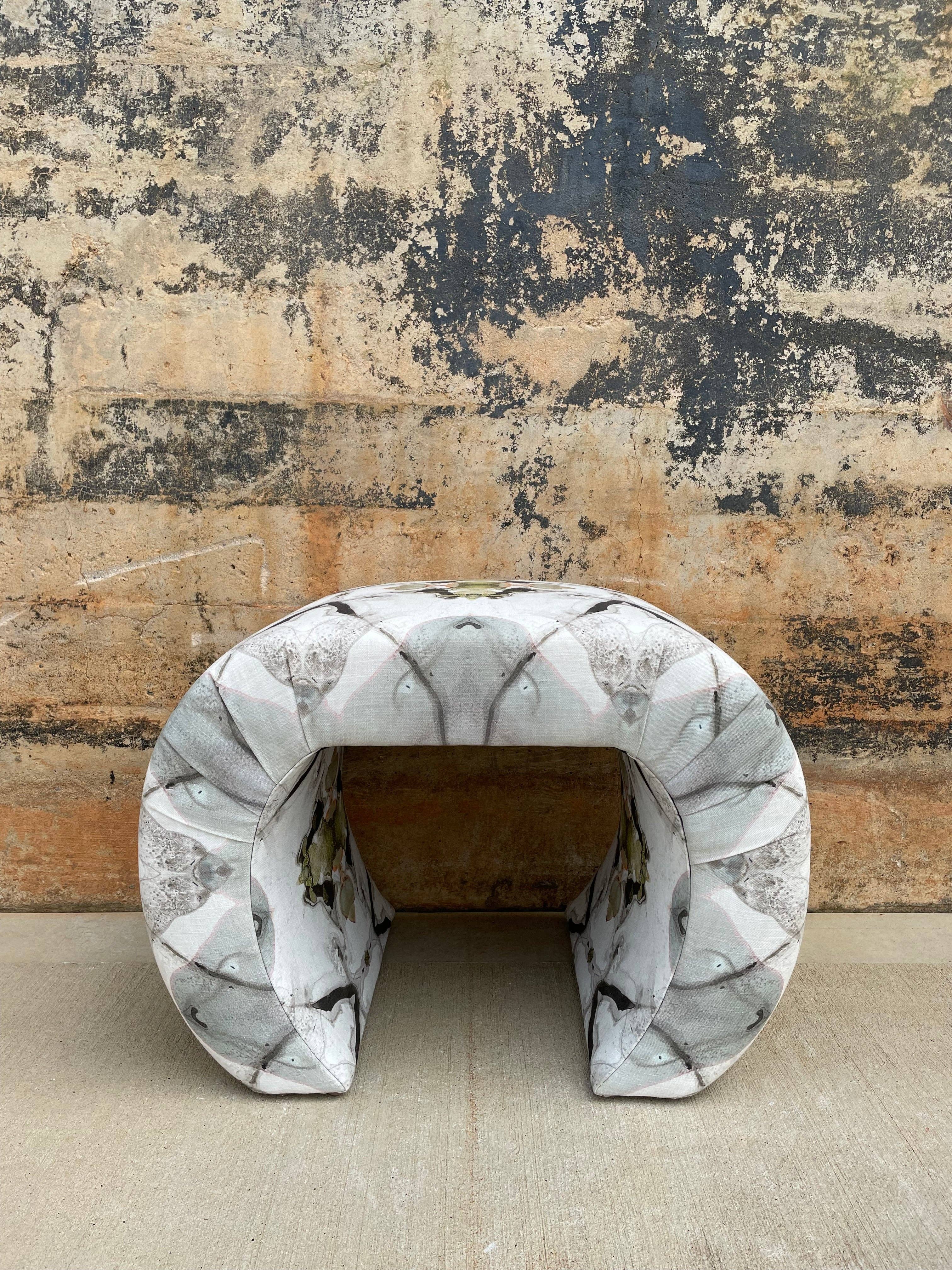 Windy O'Connor Art & Home - Wholesale Ottoman - Icicles Ottoman2