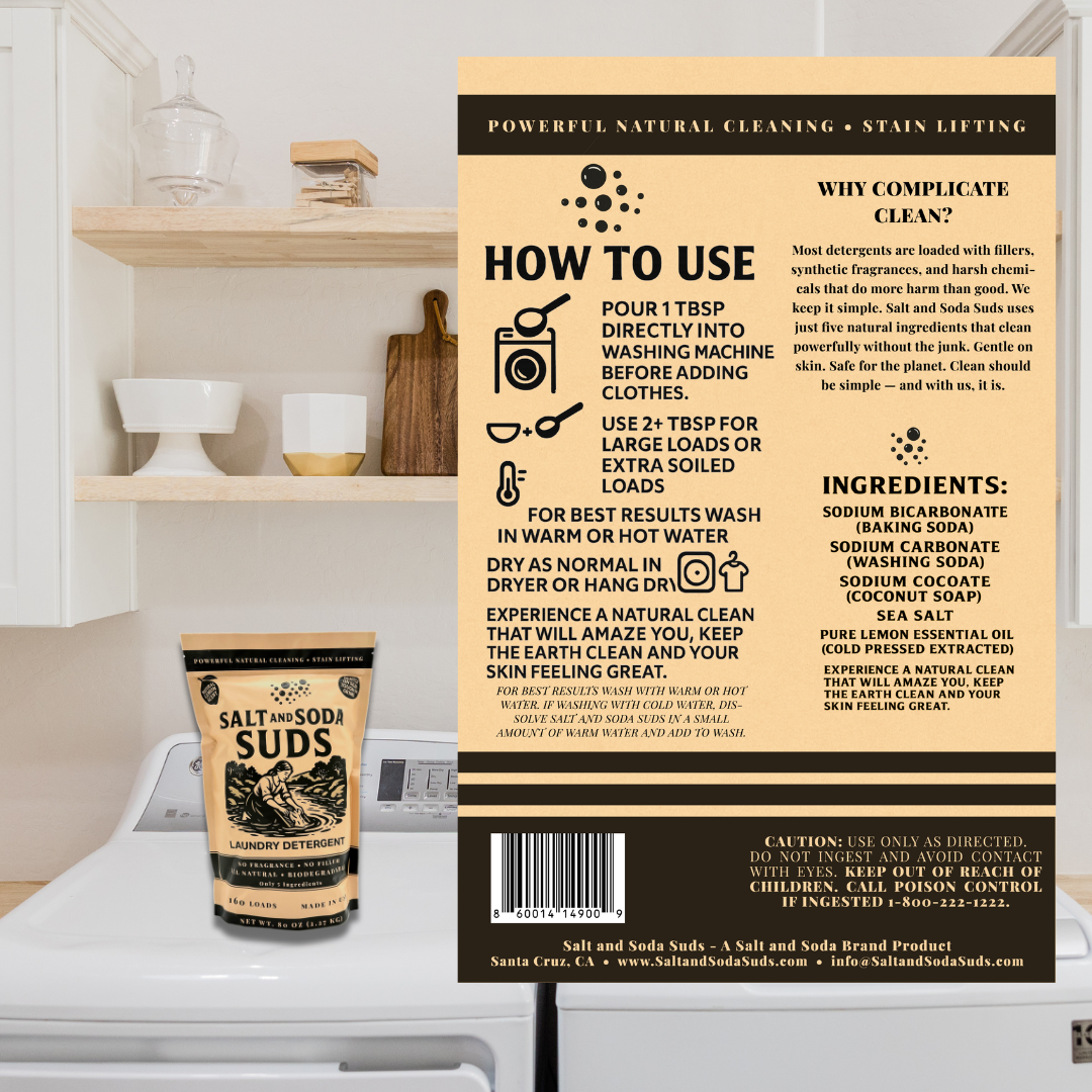 Salt and Soda Brands - Wholesale Laundry Detergent Powder/Pods - Salt and Soda Suds – Natural Laundry Detergent2