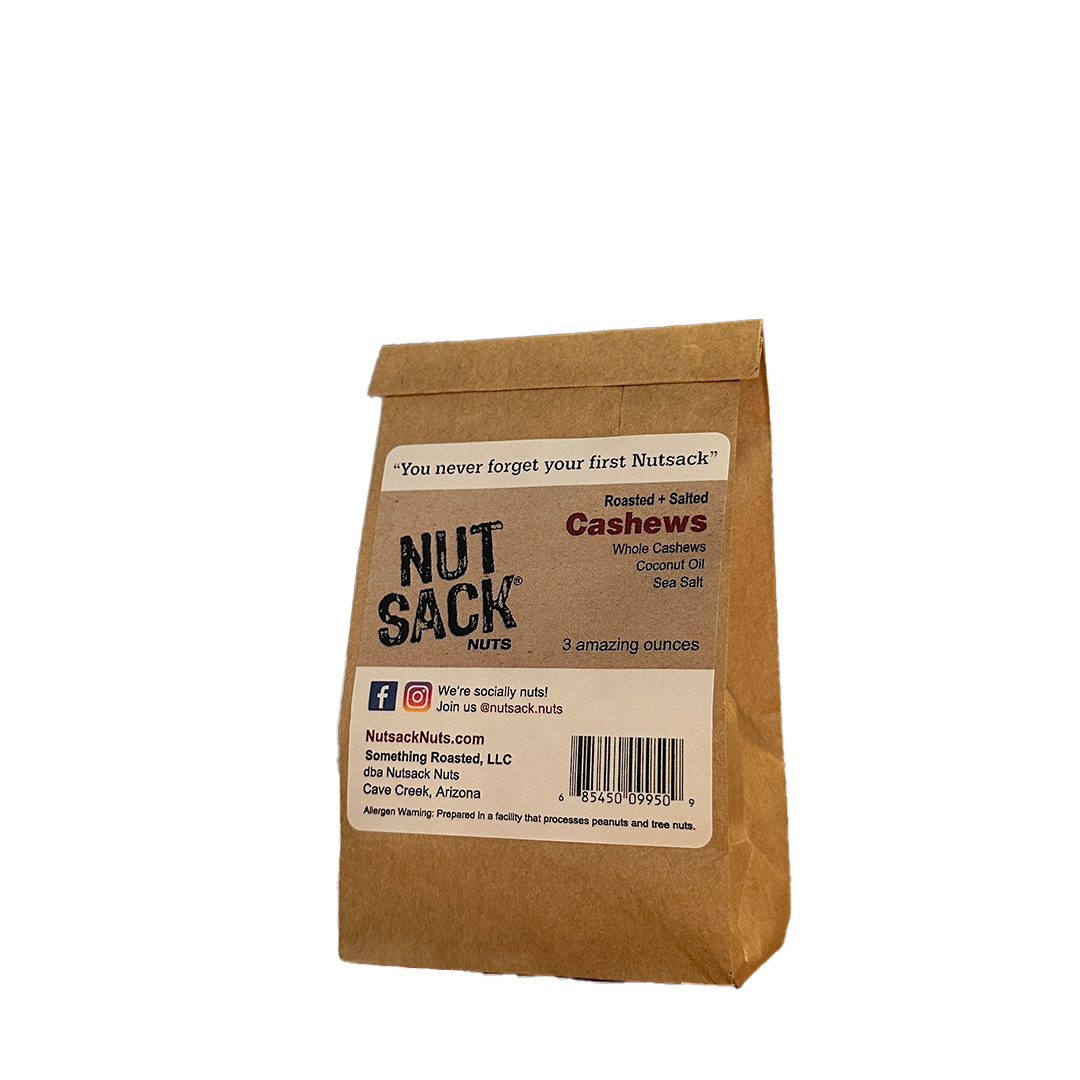 Nutsack Nuts - Wholesale Nuts - Cashews - Mini (3oz)1