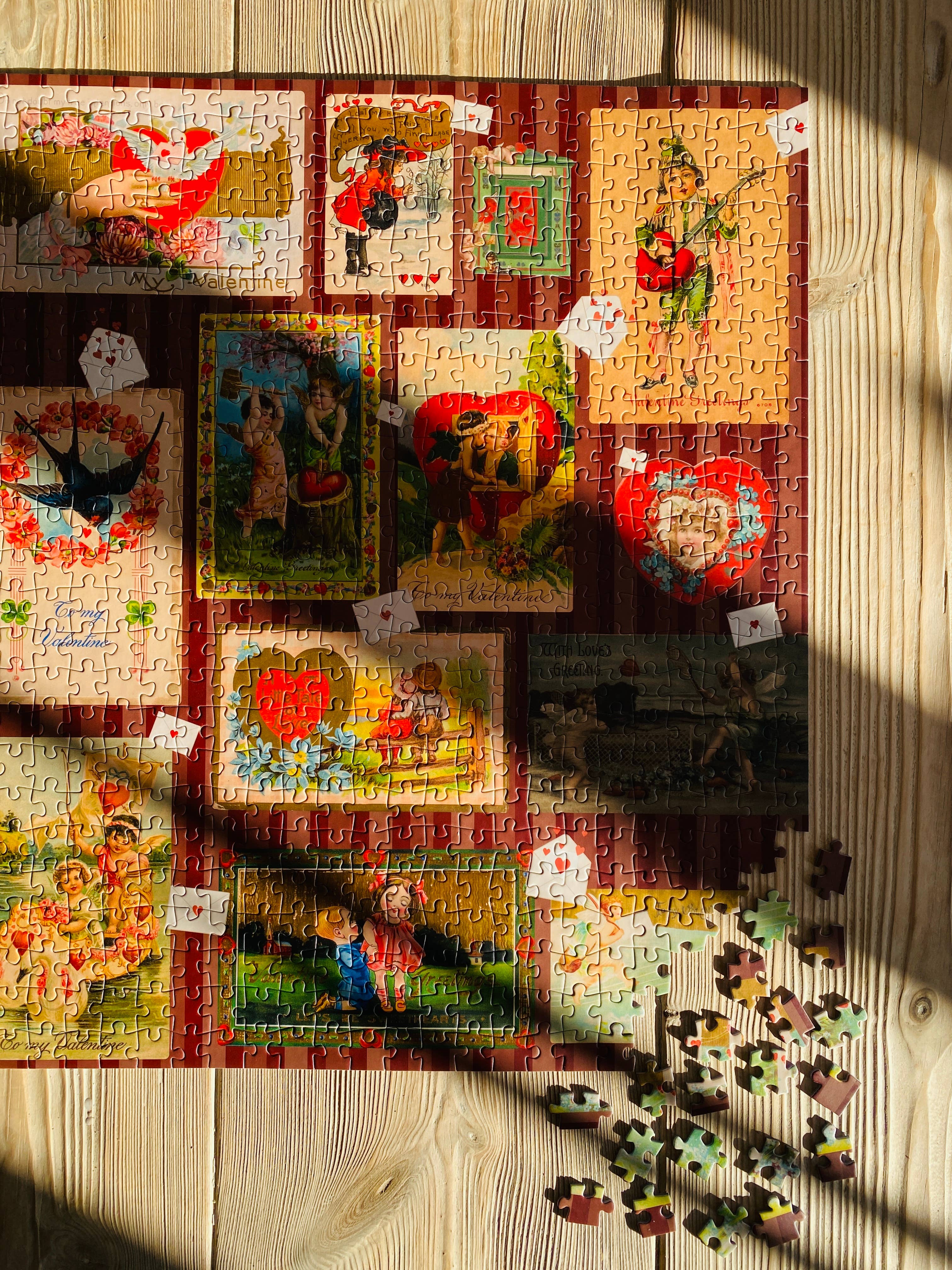 Penny Puzzle - Wholesale Puzzle - Adult - YE OLD VALENTINE GREETINGS 1000 piece jigsaw puzzle6