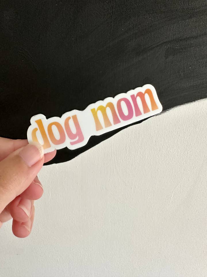 Sticker maman chien pour la vente par Alex Daley Designs
