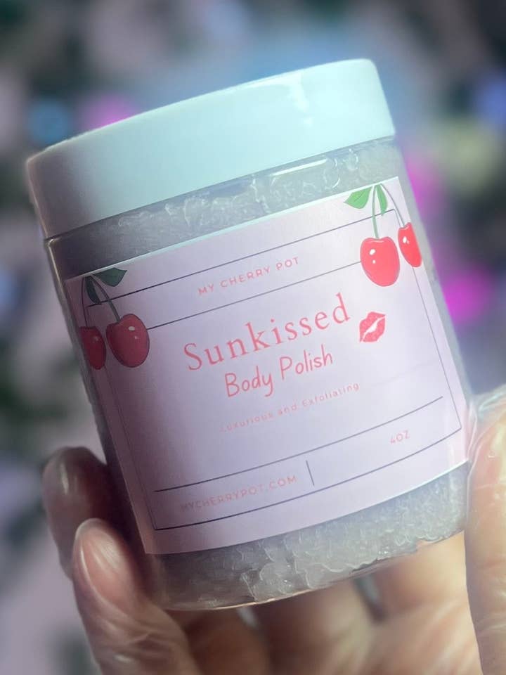 Sunkissed Body Polish for wholesale by Glam Goddess Cosmetics