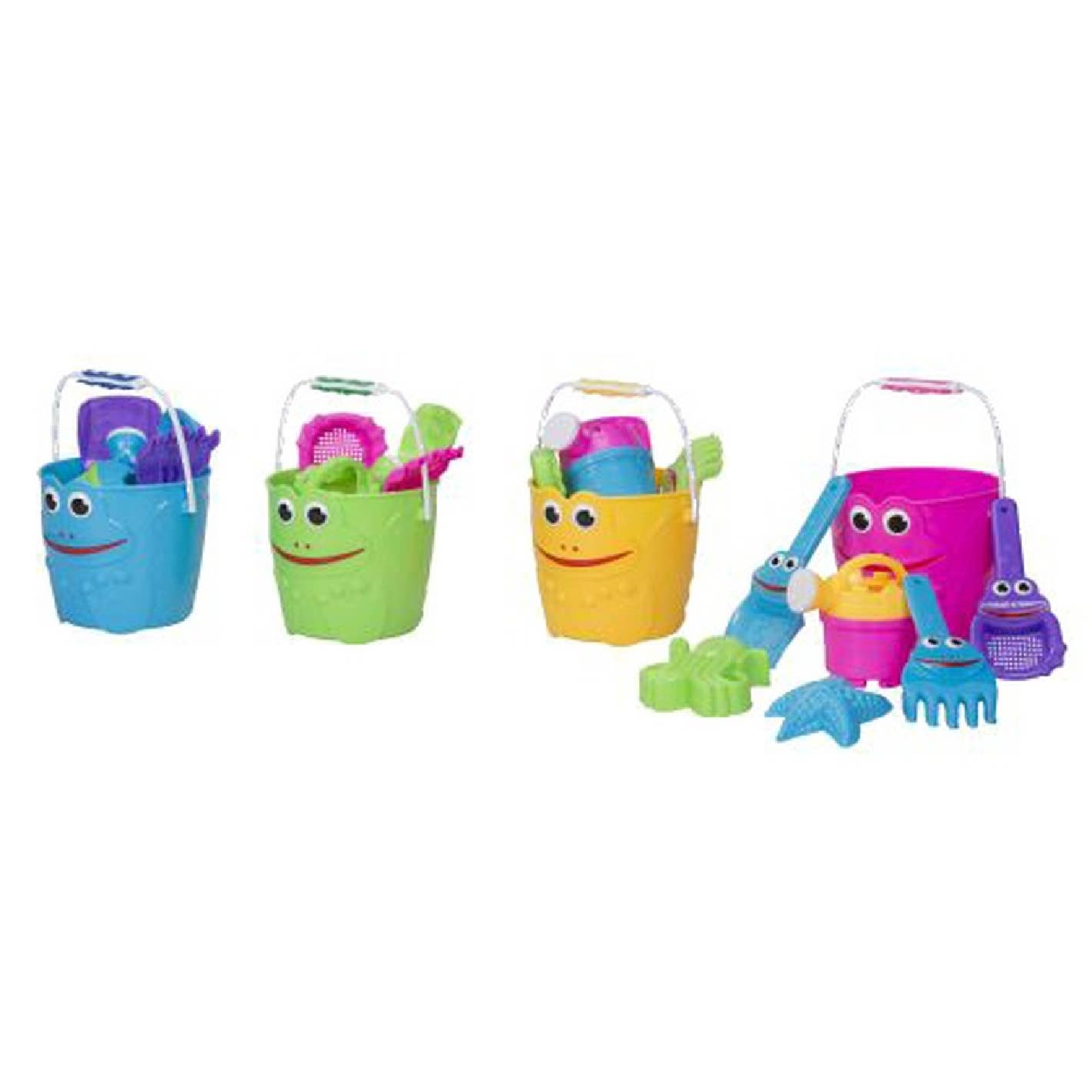 Jactal - Wholesale Beach/Pool Toy - Kids & Baby - 14.5 x 13cm Beach Bucket Set0