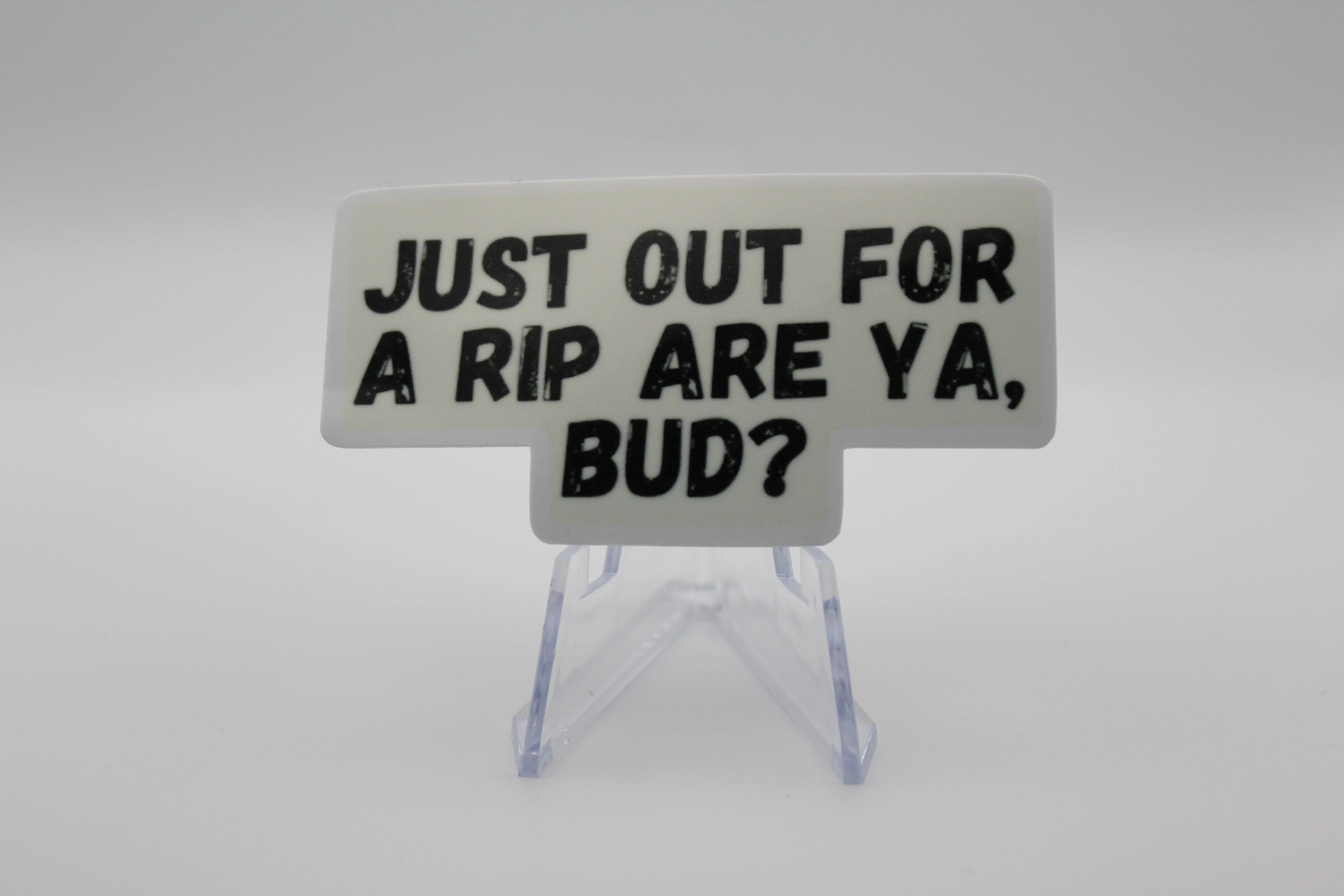 Harlo stickers – wholesale Sticker – Out for a rip sticker1