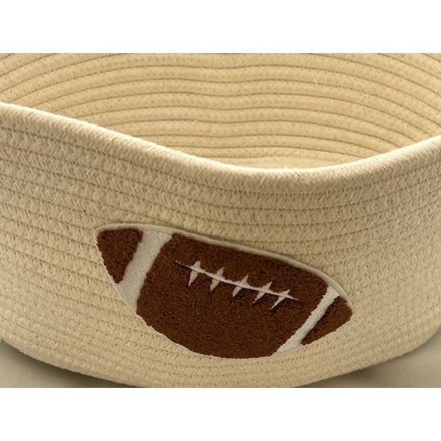 Baby Bundle - Wholesale Basket - Football Cotton Rope Basket