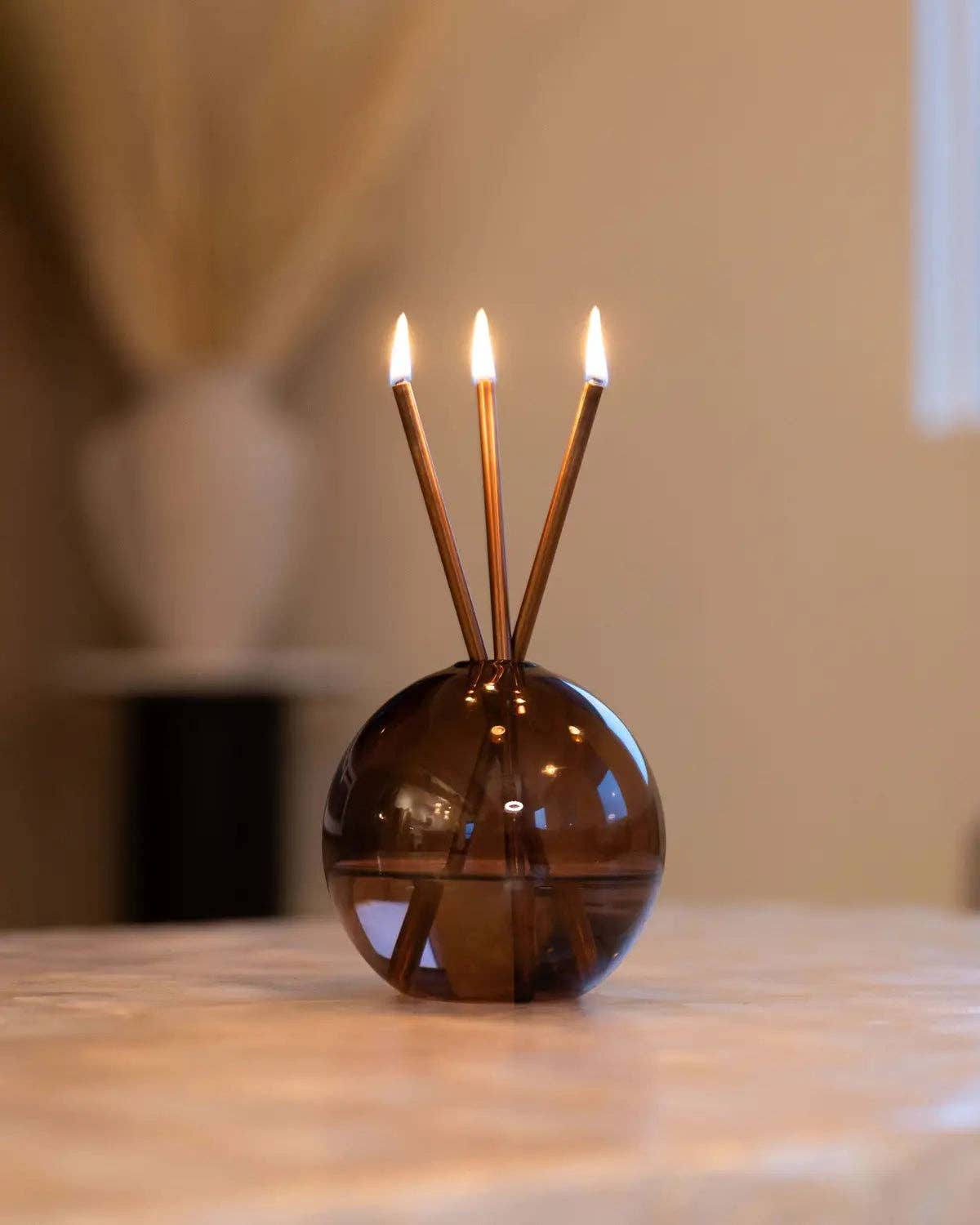 Everlasting Candle - Wholesale Vase - Neva Vase, Prairie Dust [x6] --WHOLESALE6