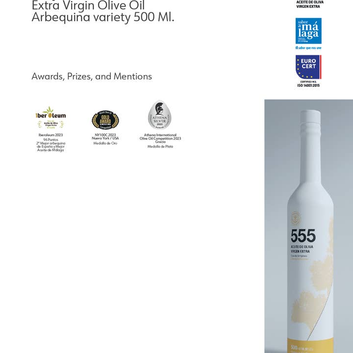 Almazara Terraverne - Wholesale Olive Oil - EVOO 555 Arbequina3