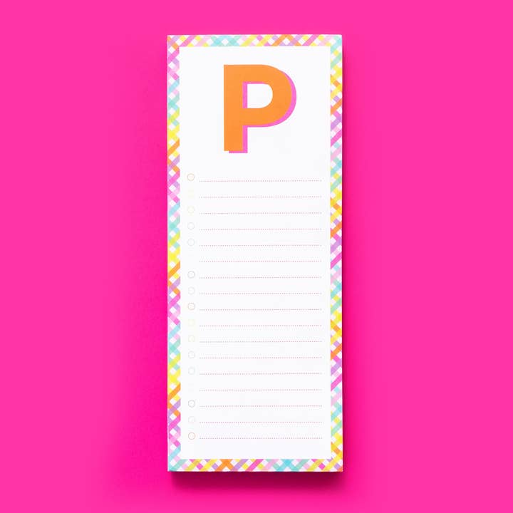 Taylor Elliott Designs - Vente Blocs-notes - Blocs de lettres A-Z - Chaque - Min. 4 (LP-A-Z)16