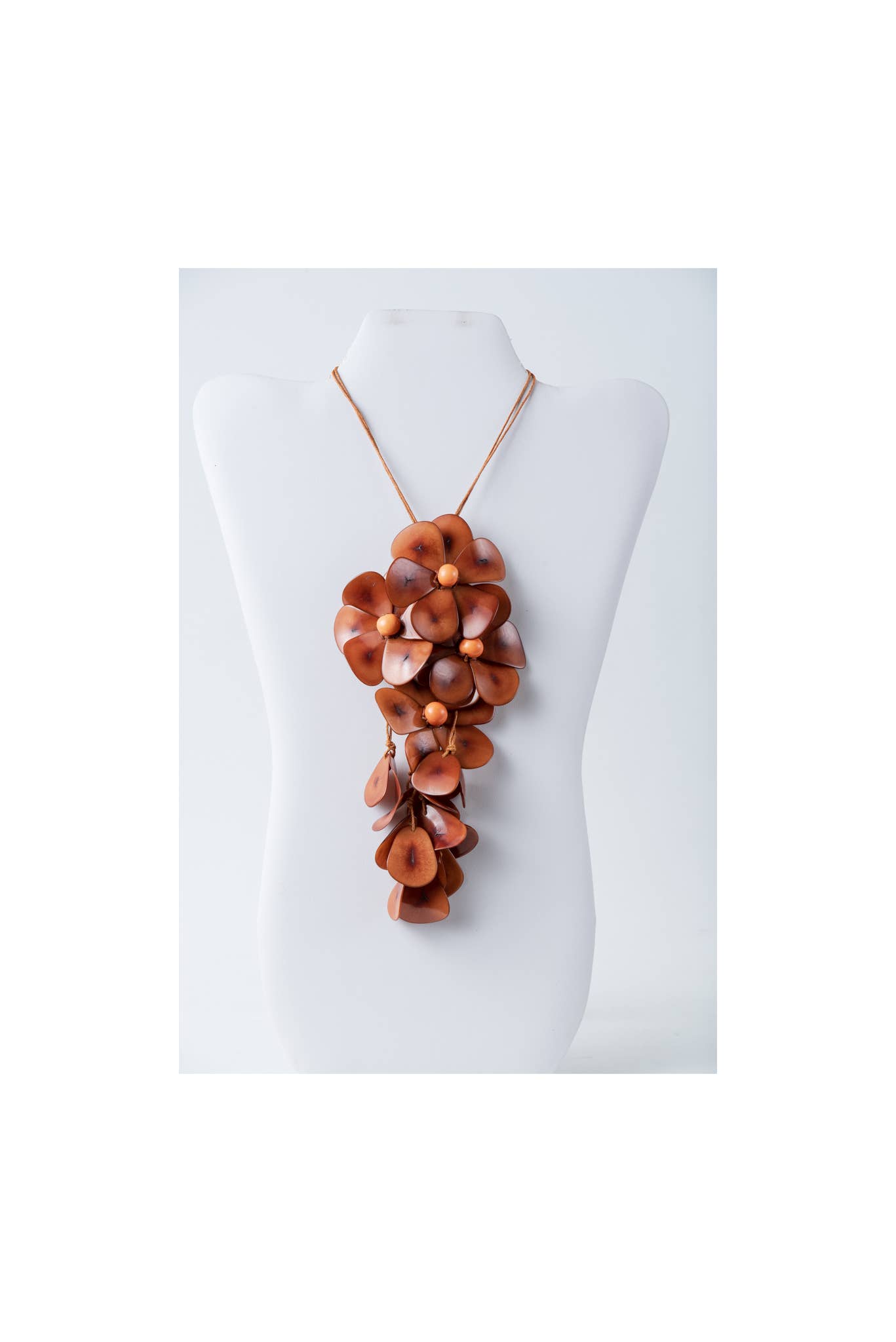 TaguArtsy - Wholesale Pendant/Charm Necklace - Holly Pendant Flower Tagua Necklace4