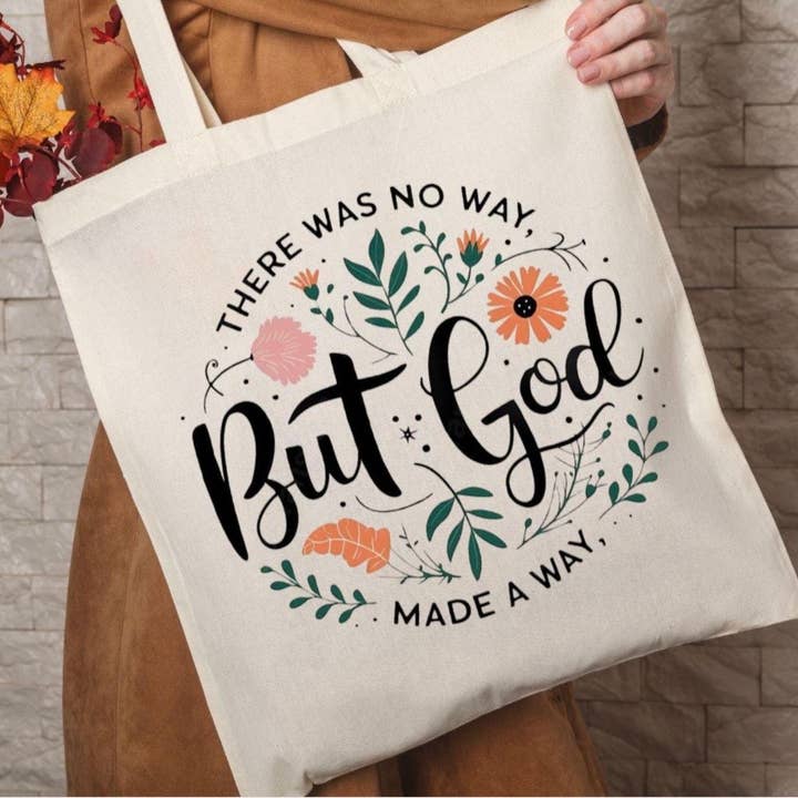 Inspirational Cotton Canvas Tote Bag - Motivational Gift for wholesale by Jolly Bundles