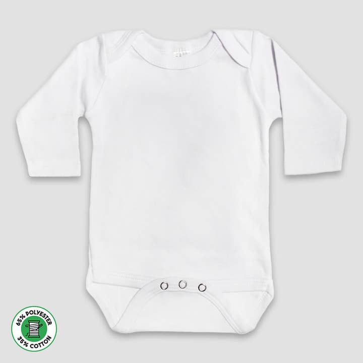Laughing Giraffe - Wholesale Bodysuit (Non-Footed) - Baby - Baby Long Sleeve Bodysuit Blanks Infant Embroidery DIY