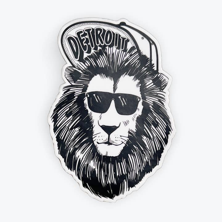 Lion Detroit Hat- Decal for wholesale by My State Designs