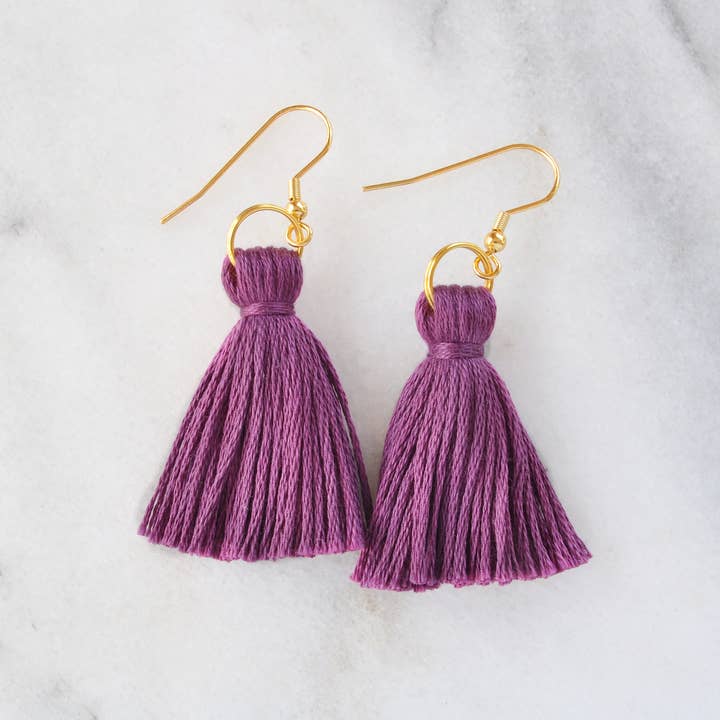 Libby & Smee - Wholesale Tassel earrings - Classic Tassel Earrings - Mini or Long30