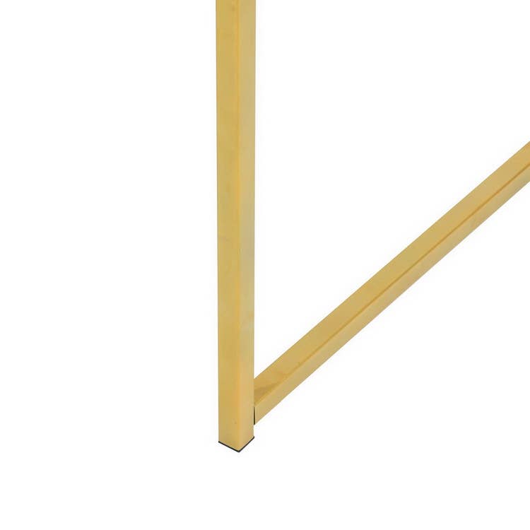 HOMYCASA DESIGN INC - Vente Miroir de courtoisie - Table de coiffeuse moderne et élégante avec finition dorée et marbre6