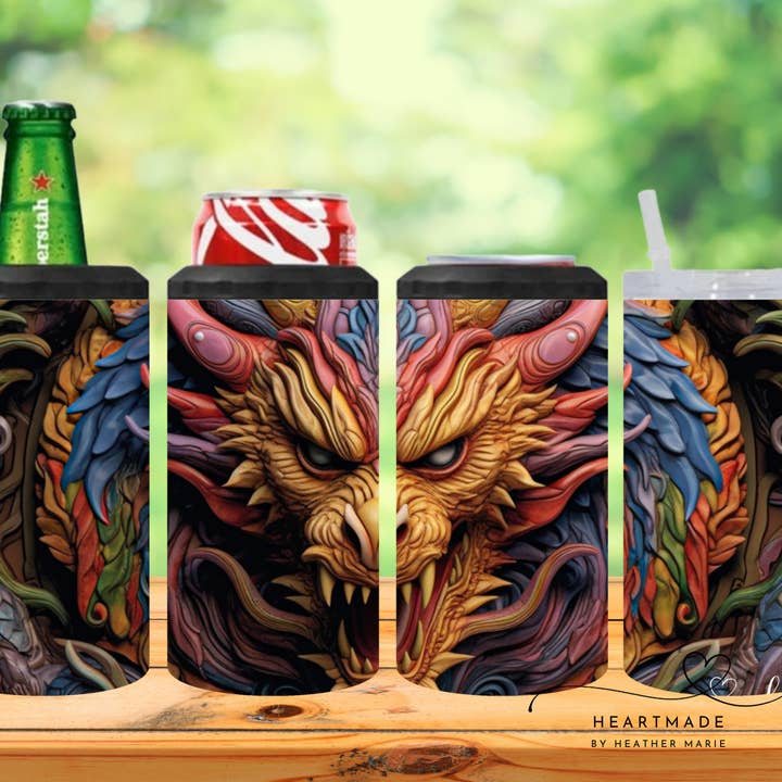 Gobelet 3D Dragon 4 en 1 pour la vente par Heartmade By Heather Marie, LLC