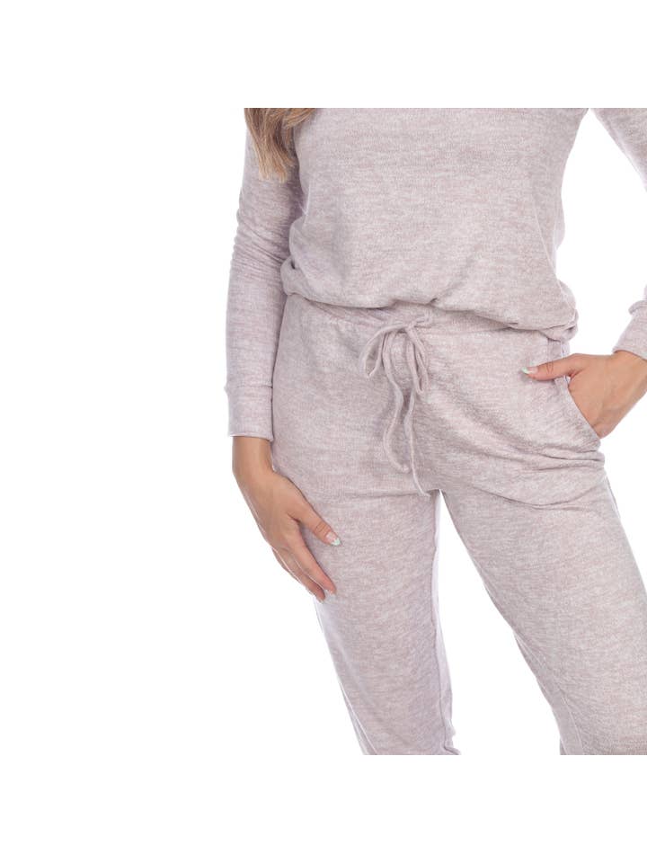 WHITE MARK - Vente Ensemble de vêtements d'intérieur – femme - Ensemble de salon 2 pièces5