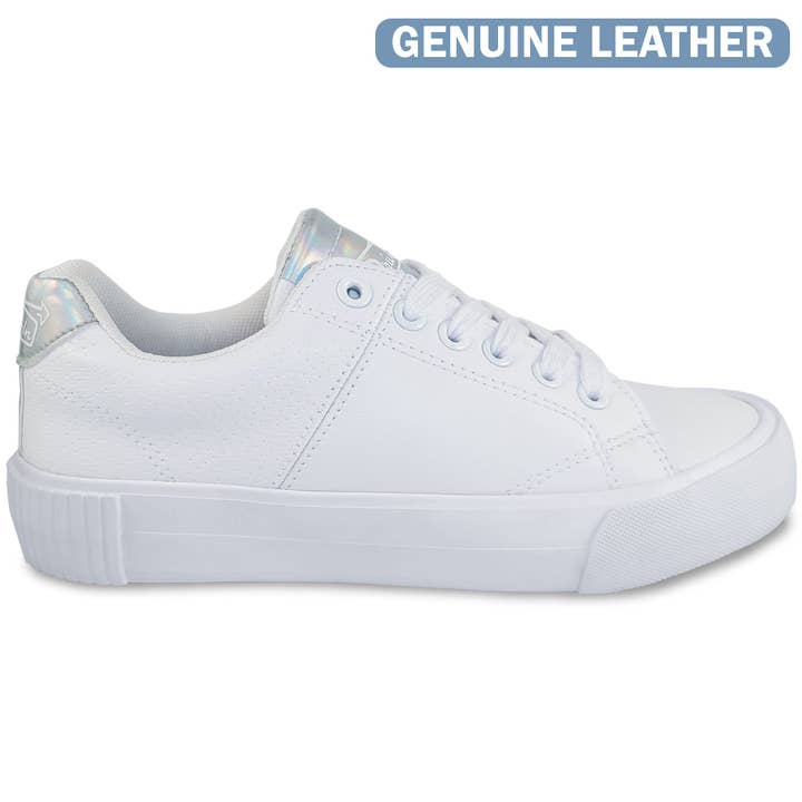 CINEMA - White/Metallic Women's Shoe - Sneaker for wholesale by Drive-In Originals
