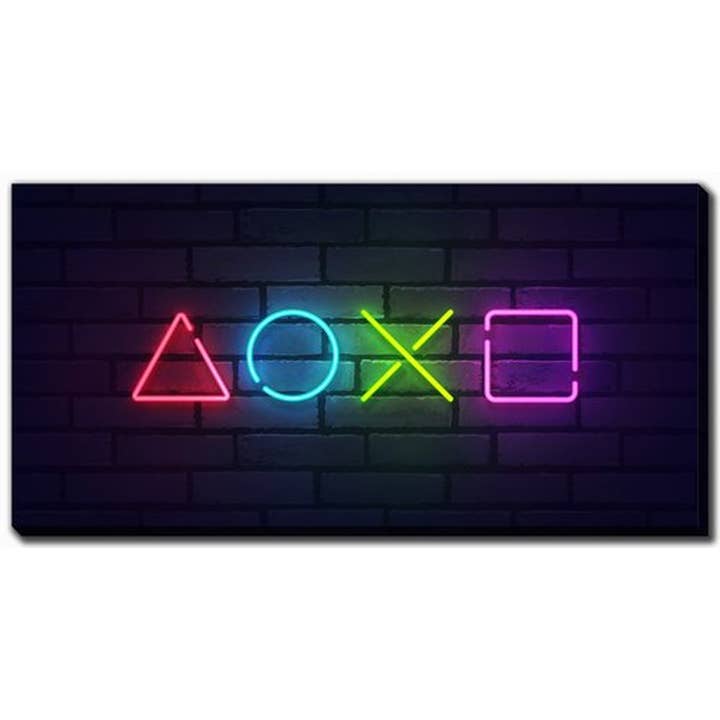 Gaming Symbols 10x20 Canvas Wall Art for wholesale by Streamline Art