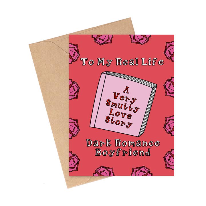 Donkere Romantiek Vriendje - Romantiek Boek Jubileum Liefdeskaart voor wholesale door Siyo Boutique