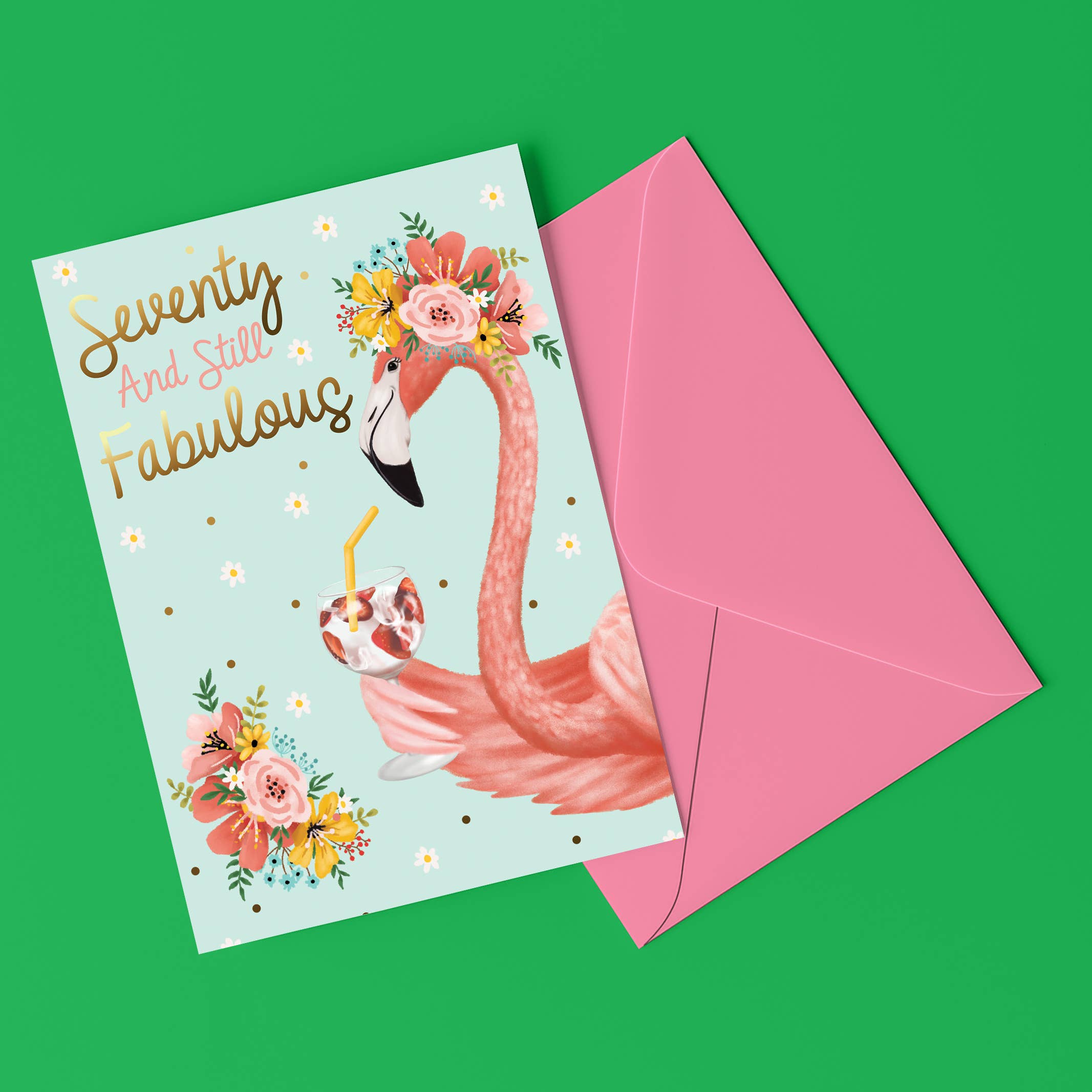 Central 23 Cards - Venta al por mayor Tarjetas de cumpleaños - Tarjeta de cumpleaños 70 AND STILL FABULOUS para ella1