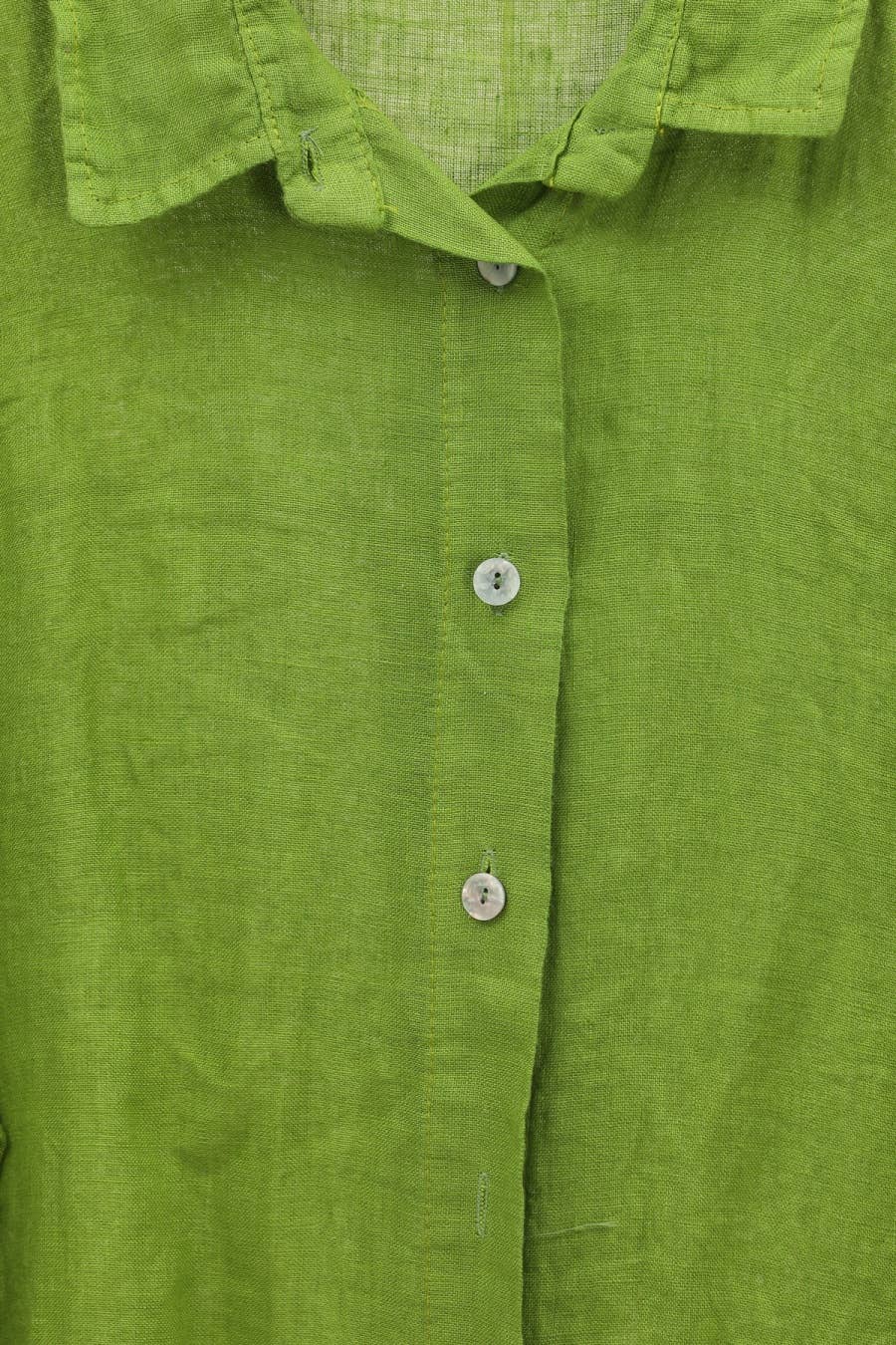 la maison des fibres naturelles - Wholesale Button Down Shirt - Women's - 100% linen shirt 62015933