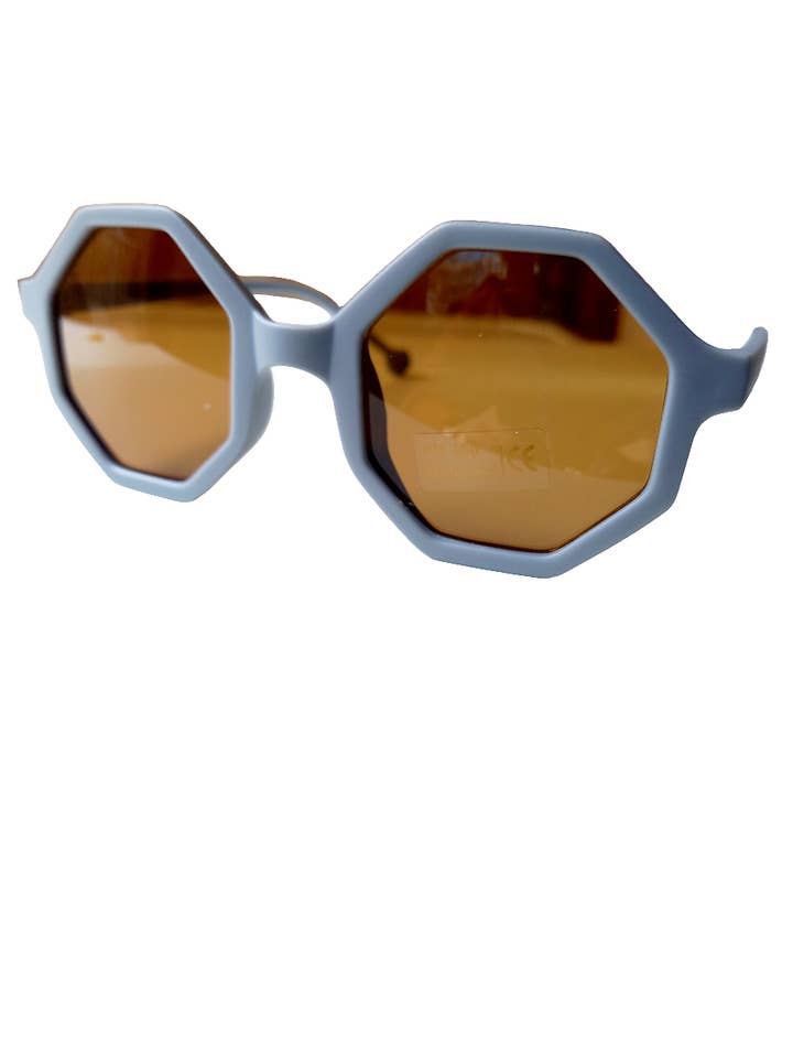 Kinderzonnebril Sunny vergrijsd blauw  | zonnebril for wholesale by Happy by Lies