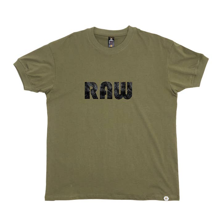 T-shirt RAW pour la vente par Kris Bee Bacon