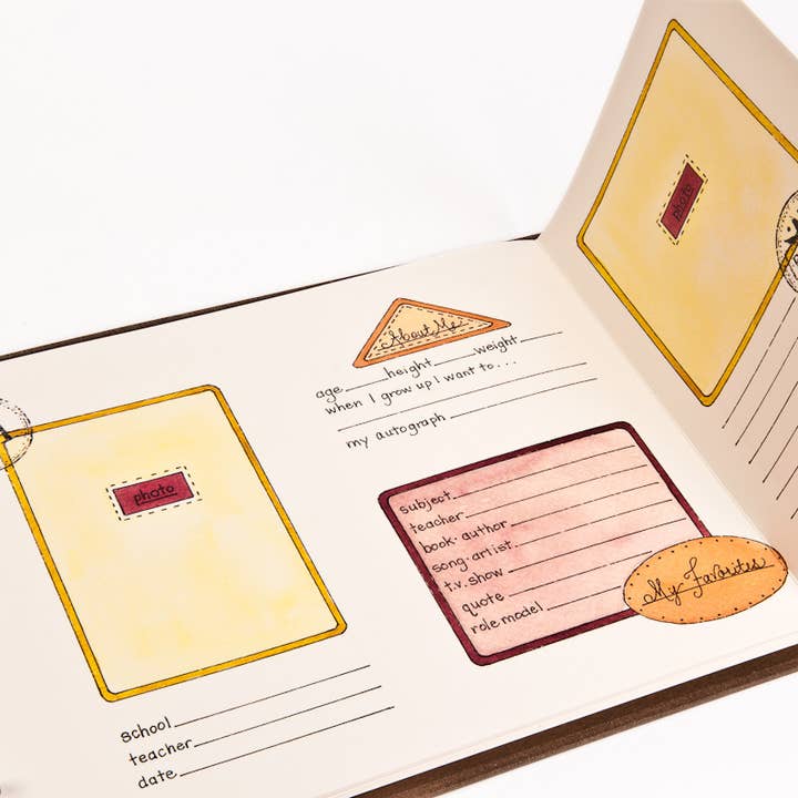 Hugs and Kisses XO – Engroshandel Mindebog - Børn og baby – Skoledage - Skole Memory Book7