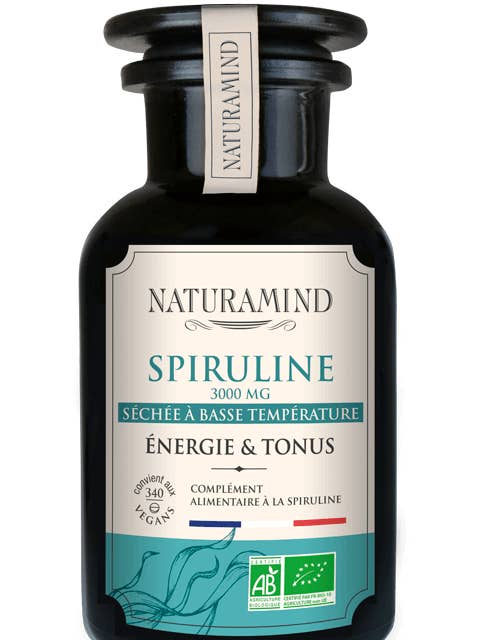 ESPIRULINA ORGÁNICA - comprimidos de 500 mg para venta al por mayor de Naturamind