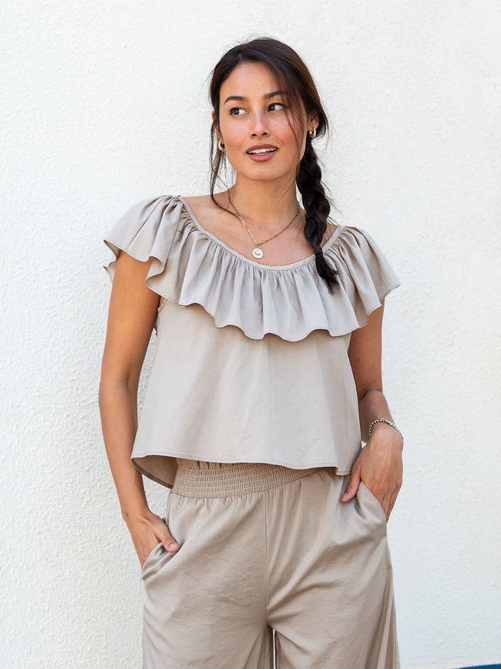 MERSEA - Wholesale Blouse - Women's - Veranda Ruffle Top4