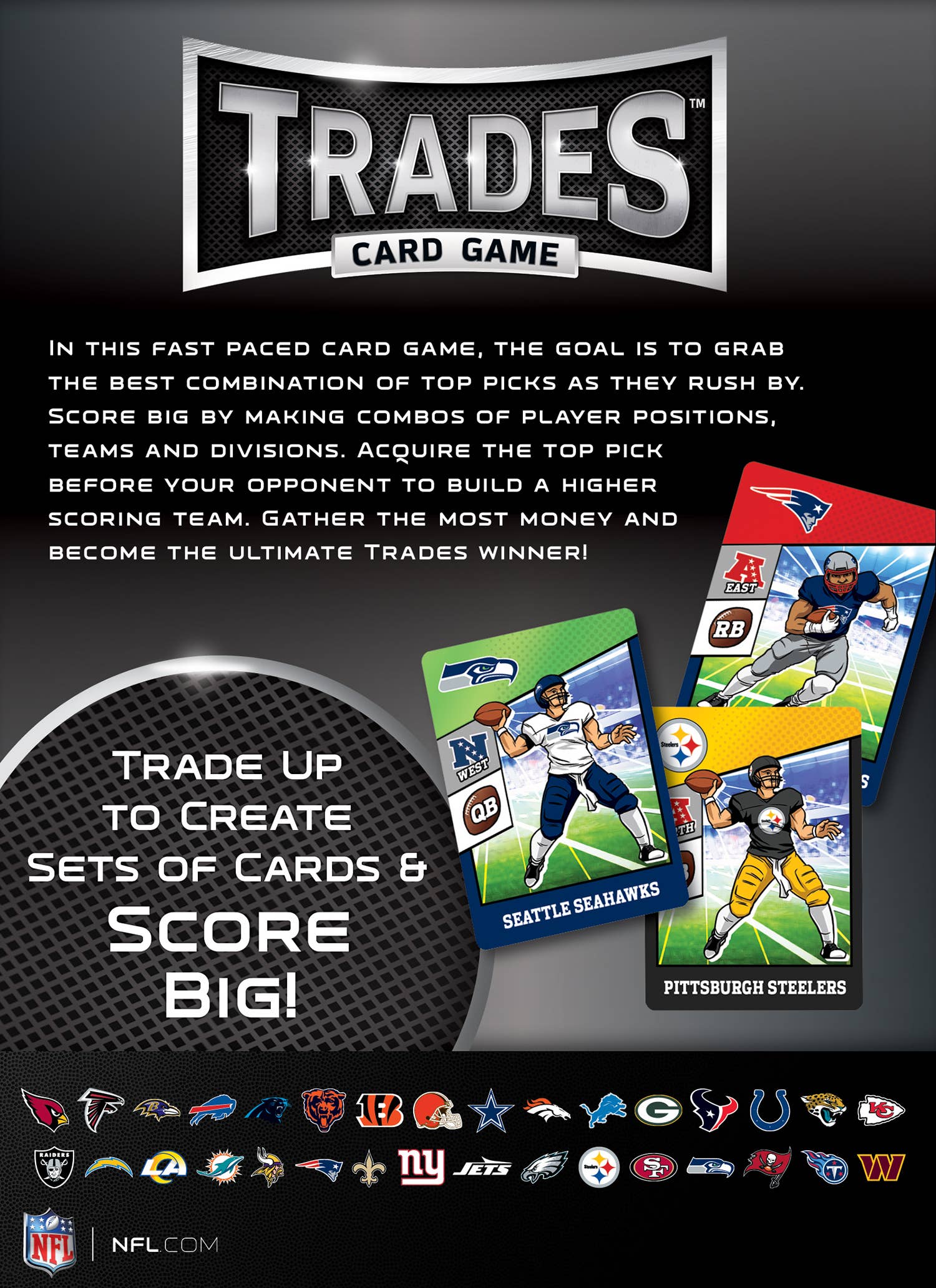 Masterpieces Puzzles - Wholesale Card Game - NFL Trades Card Game2