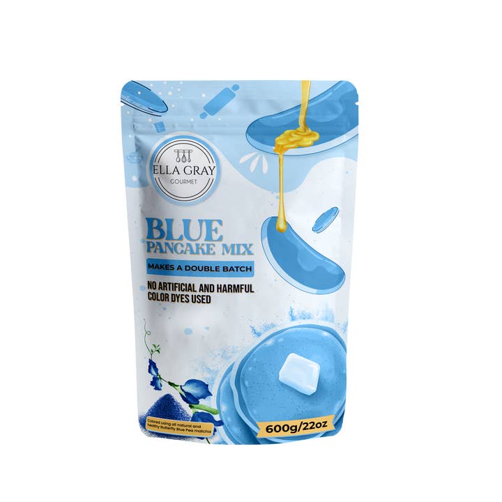 Ella Gray Gourmet - Wholesale Waffle Mix - Blue Pancake Mix