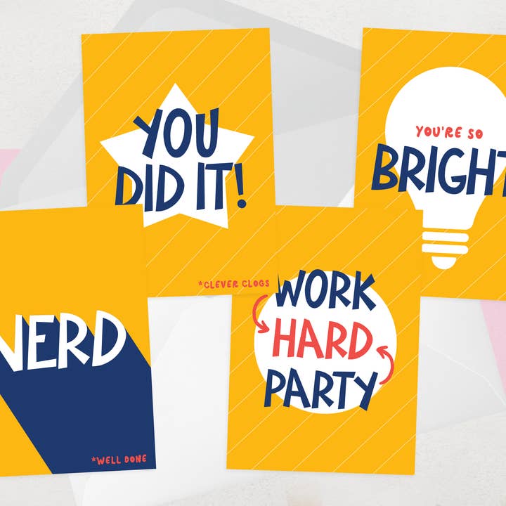 Exam Congratulation Cards - Funny Graduation Card - Nerd for wholesale by OCD Greeting Cards