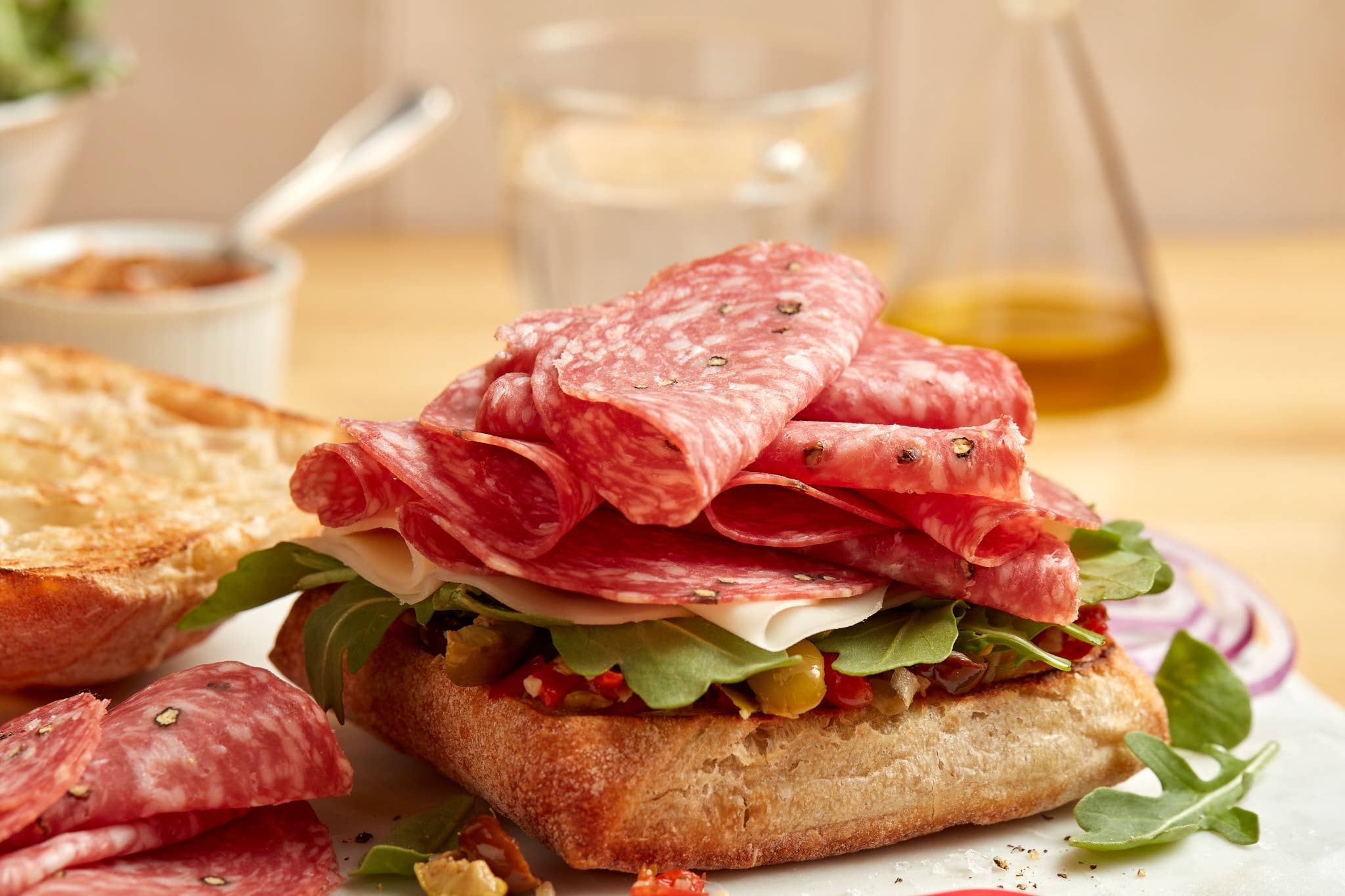 Olli Salumeria Americana - Wholesale Salami - Olli Sopressata Pre Sliced Salami2