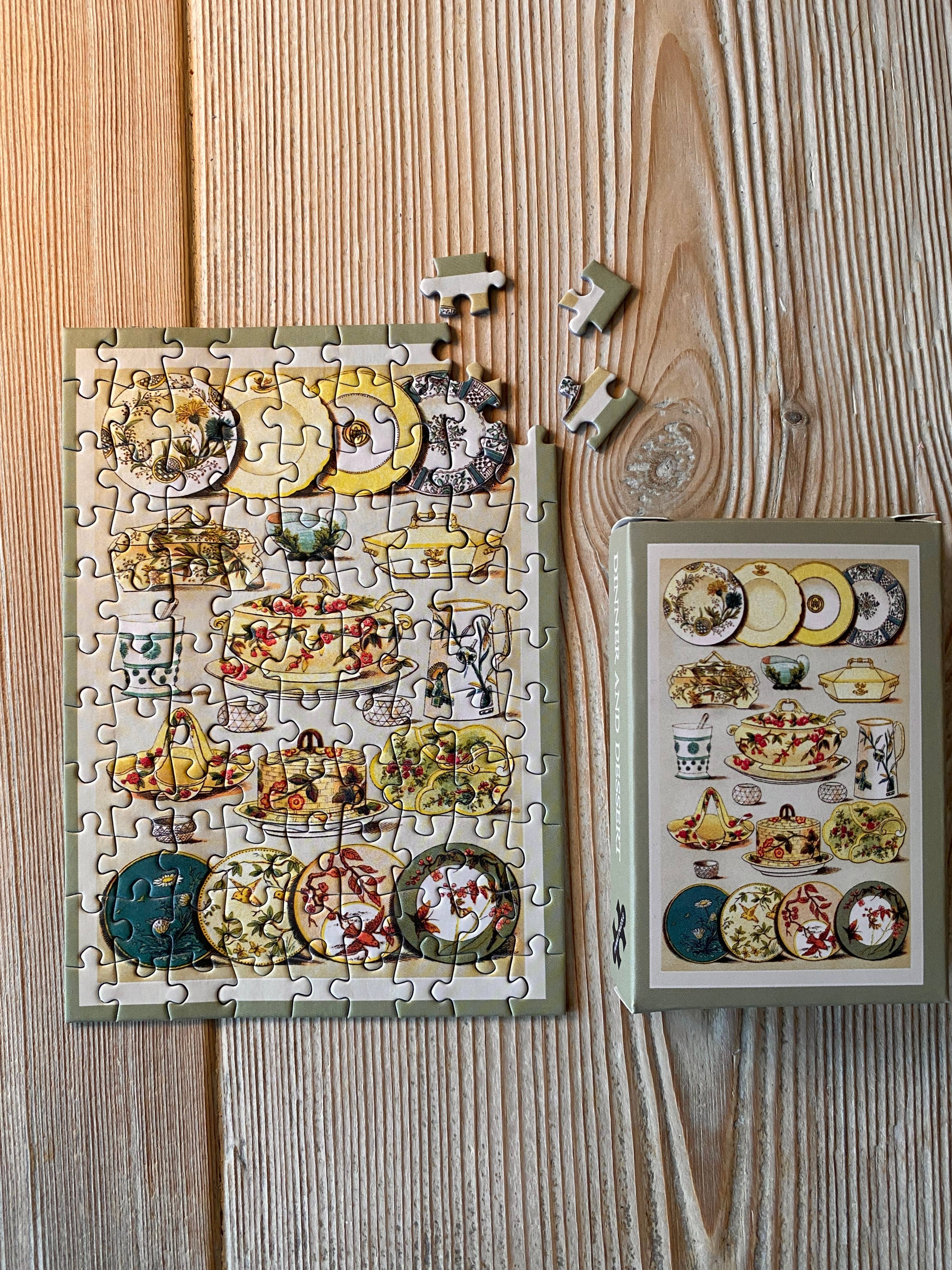 Penny Puzzle - Wholesale Puzzle - Adult - DINNER AND DESSERT CHINA 99 pcs vintage minipuzzle2