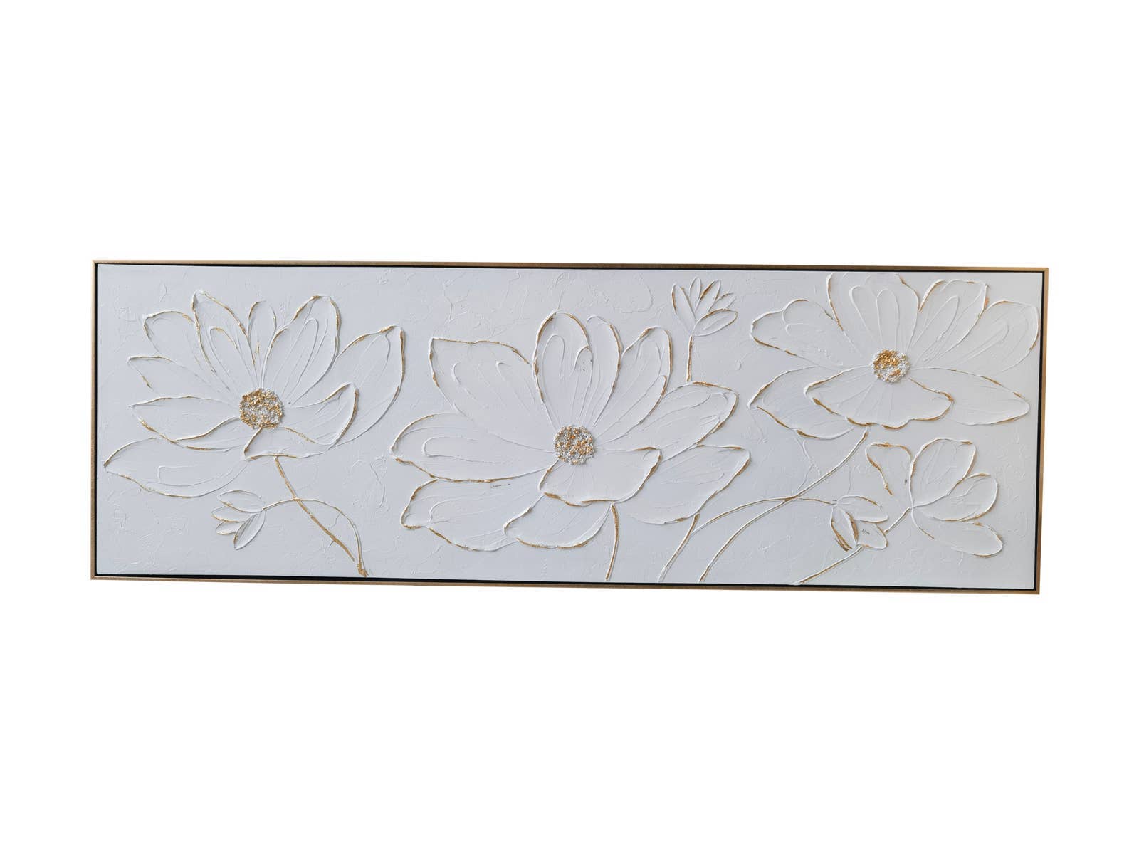 Cubby House by Malmar - Wholesale Art print - 50x150cm Framed Triple Flower Canvas0