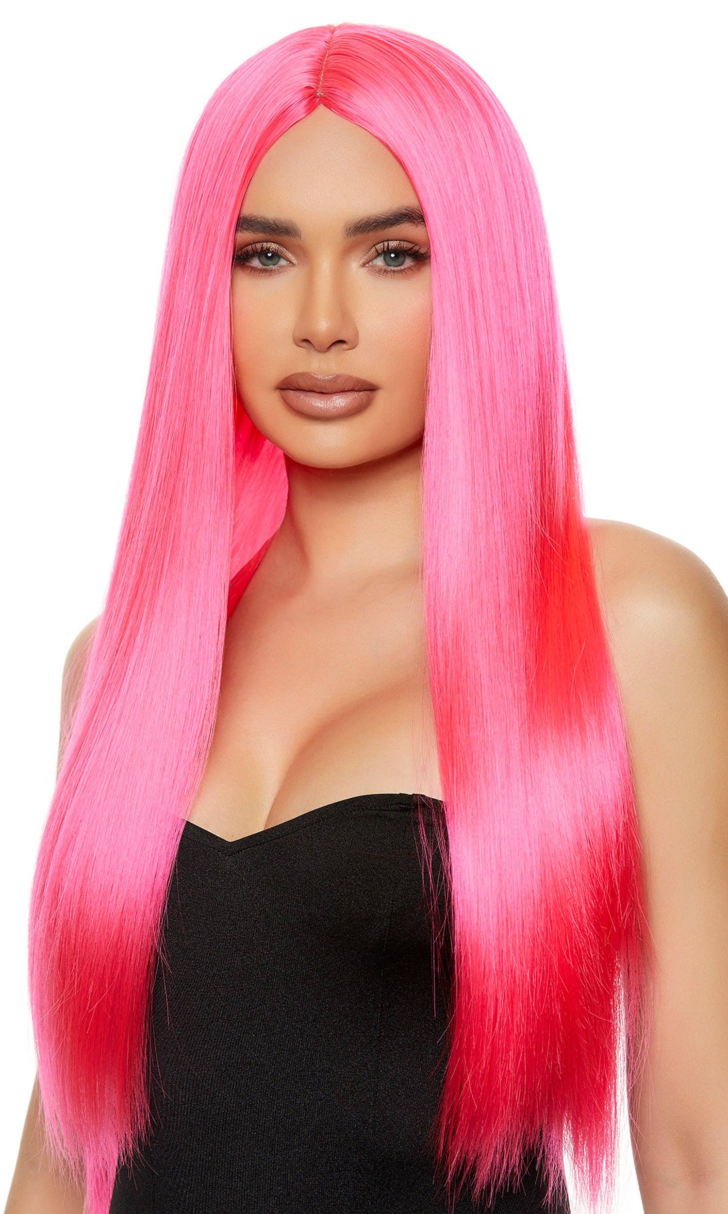 Pink Straight Wig for wholesale on Faire
