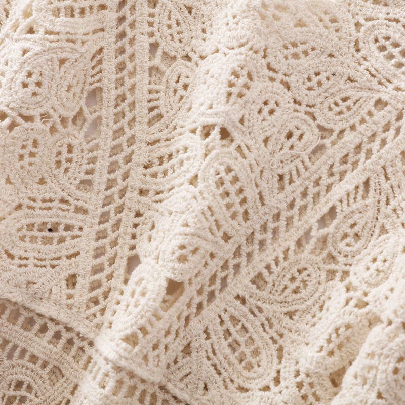 HIDDENBRAND - Wholesale Tank Top - Women's - Bohemia Crochet Lace v-neck tank top - 7 colors9