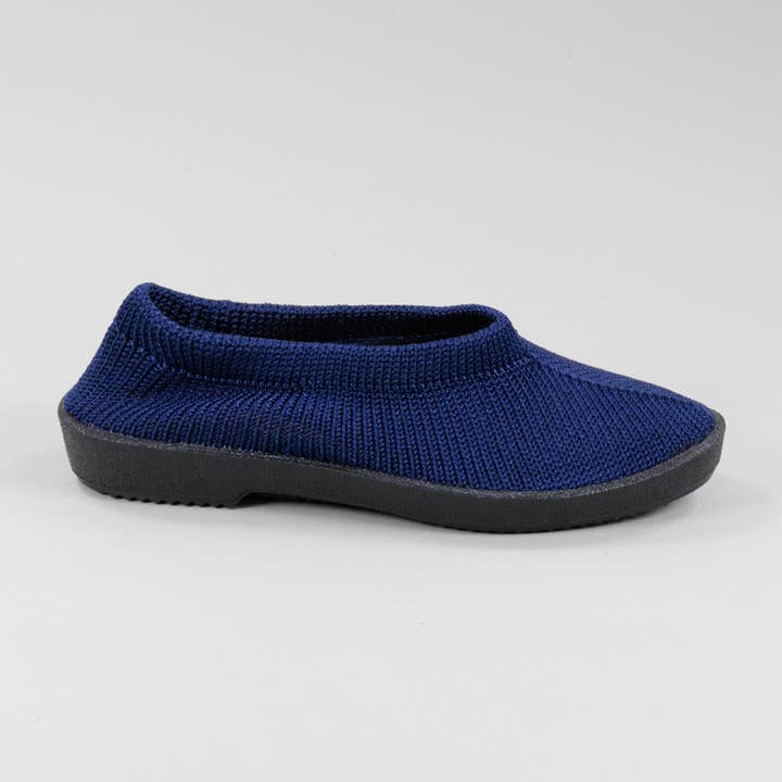 GINOVA - Wholesale Flats - Women's - Blue Comfort Shoes with Knitted Mesh Upper4