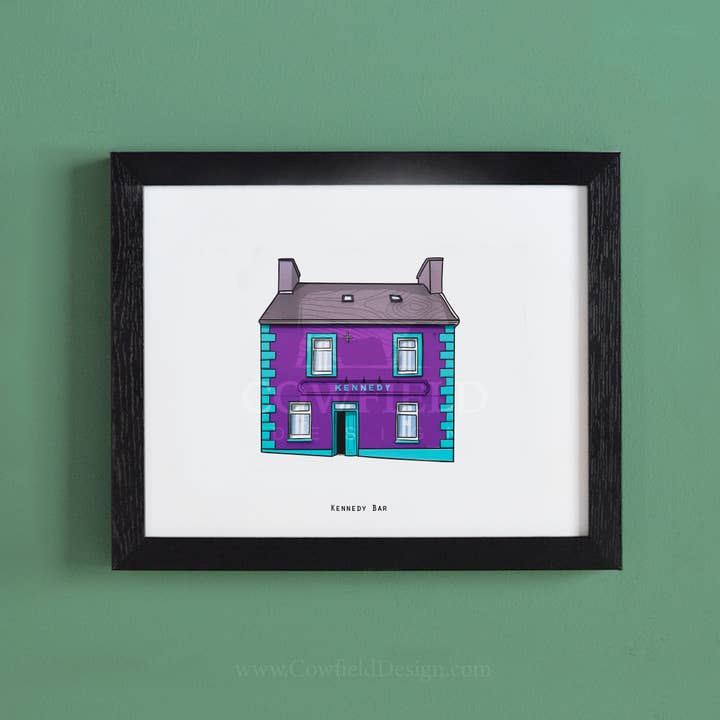 Cowfield Design - Wholesale Art print - Illustrated Pubs of Kerry22