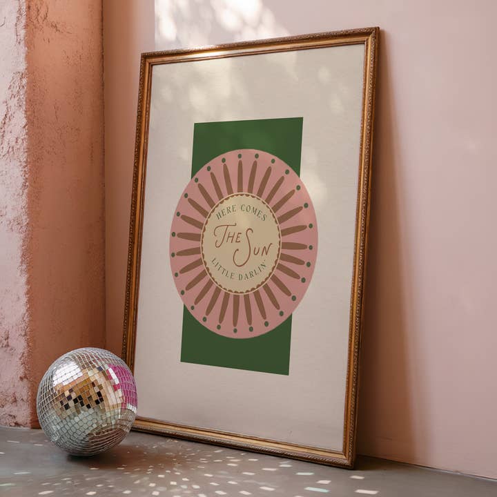 Voici le soleil, petit chéri, impression pour la vente par Moonshine Prints