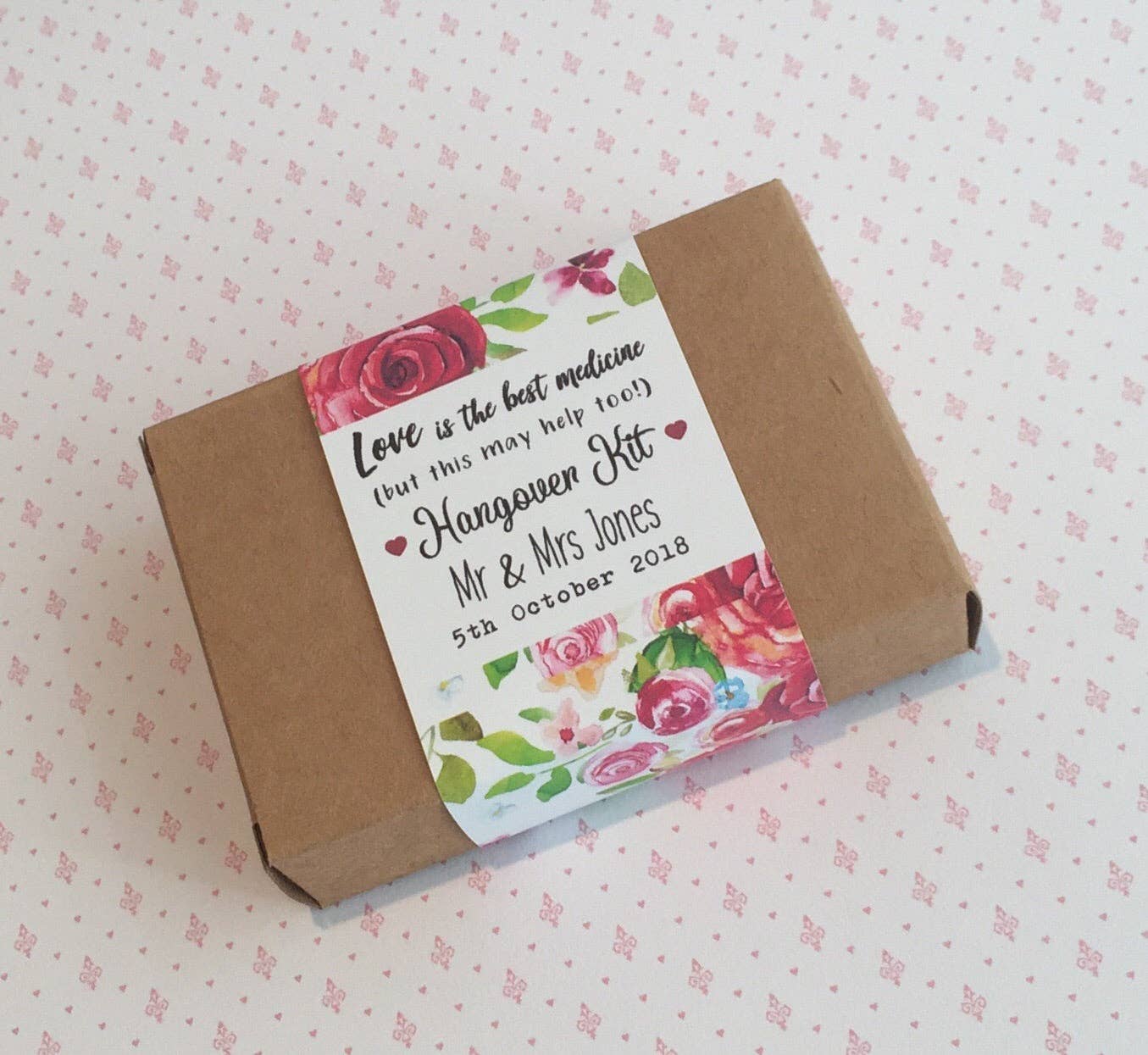 Mermaid Marys – wholesale Party favour bag/box – Hangover Survival Kit Wedding Favour Boxes & Sleeve1